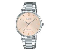 Casio LTP-VT01D-4B Women's Analog Quartz Watch | Stainless Steel Band | Pink Dia