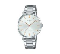 Casio LTP-VT01D-7B Women's Standard Minimalistic Stainless Steel Silver Dial 3-Hand Analog Watch
