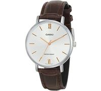 Casio LTP-VT01L-7B2 New Original Analog Womens Watch Brown Leather Band