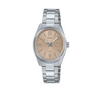 Casio LTP1302DD-4A2V Women's Standard Stainless Steel Sun Ray Dial Analog Watch, Pink, Modern