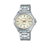 Casio #LTP1308D-9AV Women's Stainless Steel Analog Date Champagne Dial Watch