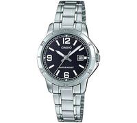 Casio Ltpv004d1b2 One Size Silver Casual Watch, Silver, Casual