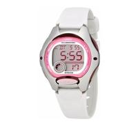 Casio Digital Ladies Watch LED Light White/Pink