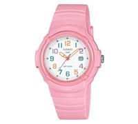 Casio LX-800H Series | Pop Inspired | Date Indicator | Multi-Color Numerals | Analog Watch | Pink|White