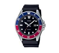 Casio MDV-107-1A3V Diver Watch 200m Stainless Steel Quartz UK Black Bezel Screw
