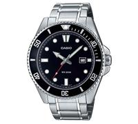 Casio Standard Analog Black Dial Sports Quartz 200M Men's Watch MDV-107D-1A1