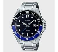 Casio MDV-107D-1A2 | Men's Diver-Style Analog Quartz Wrist Watch, Stainless Stee