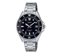 Casio MDV-10D-1A1 | Unisex Diver-Style Analog Watch | Stainless Steel Band | Dat