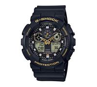Casio Men Analog-Digital Japanese Quartz Watch with Silicone Strap GA100GBX-1A9