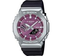 G-shock Gbm-2100 44.4mm 20atm Solar Quartz Analog-digital Watch Silver Men