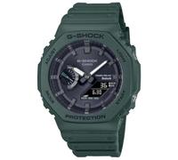 G-Shock Men's Casioak Green Resin Bluetooth Solar Watch GA-B2100- Black