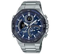 Casio Men's Analogue-Digital Quartz Watch with Stainless Steel Strap ECB-950DB-2AEF