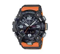 Casio Men's 45.00mm Quartz Watch with Grey Analogue - Digital dial and Orange Strap GG-B100-1A9ER