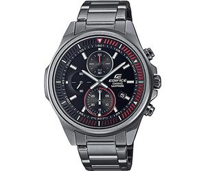 Casio Men's 49.00mm Quartz Watch with Black Analogue dial and Black Metal Strap EFR-S572DC-1AVUEF