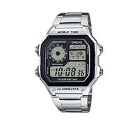 Casio Men's AE1200WH-1A Black Analog Digital Multi-Function Watch