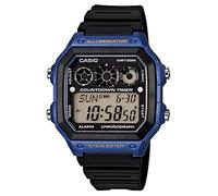Casio Men's AE1300WH-2AV Black Resin Quartz Watch with Digital Dial