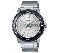 Casio Men's Analog Quartz Watch with Stainless Steel Strap MTD-125D-7AVDF
