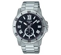 Casio Men's Analogue Digital Automatic Watch with Strap S7255264, Silver, Bracelet