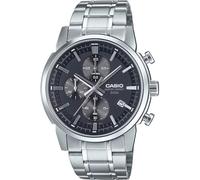 Casio Men's Analogue Digital Quartz Watch with Stainless Steel Strap MTP-E510D-1A1VDF, Black, Strap, Black, Bracelet