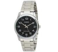 Casio Mens Basic Analogue Stainless Steel Easy Reader Dial Watch - MTP-V001D