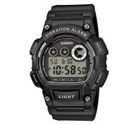 Casio Men's Black Resin Strap Vibration Alarm Watch W-735H-1AVEF