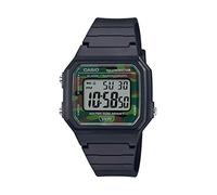 Casio Men's Classic Camouflage Quartz Watch with Resin Strap, Black, 22.5 (Model: W-217H-3BVCF)