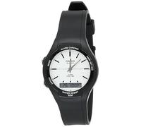 Casio Men's Black Rubber Quartz Watch White Dial AW-90H-7EVDF