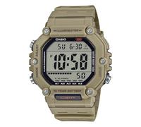 Casio Men's Digital Watch AE-1600H-5AV Military Light Green- Large LCD Display, Water Resistant 100M, Battery 10 Years, green