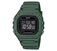 CASIO Men's Digital Watch Dark Green W-218H-3BVEF