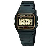 Casio Mens Digital Watch with Resin Strap F-91WG-9QER
