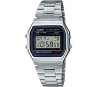 Casio Men's Digital Watch with Stainless Steel Bracelet Watch - A158WA-1DF