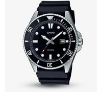 Casio Mens Diver Black Rubber Strap Watch MDV-107-1A1VEF
