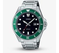 Casio Mens Diver Green Watch MDV-107D-3AVEF