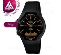 Casio Classic Men's Black Watch - AW90H9EVEF
