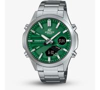 Casio Mens Edifice Classic Green Dial Dual Display Watch EFV-C120D-3AEF