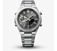 Casio Mens Edifice Grey Dial Dual Display Watch ECB-S10D-8AEF