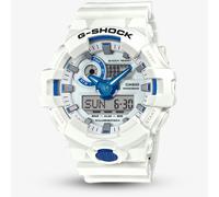 Casio Mens G-Shock Marvel Studios Fantastic Four White & Blue Dial Dual Display Watch GA-700HDS-7AER