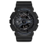 Casio Gents 51.00mm Quartz Watch with Black Analogue - Digital dial and Black Plastic/Resin Strap Strap GA-110-1BER