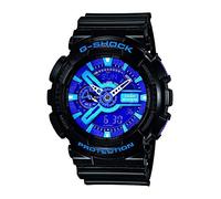 Casio Men's GA-110 XL Series G-Shock Quartz 200M WR Shock Resistant Watch, Black/Blue/Purple, One Size, X-Large Combi GA110