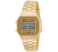 CASIO MEN'S GOLD TONE STAINLESS STEEL DIGITAL WATCH A168WG-9WDF NEW from Japan