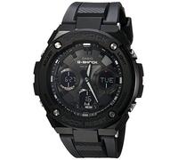 Casio Men's 'G Shock' Quartz Stainless Steel and Resin Casual Watch, Color:Black (Model: GST-S100G-1BCR)