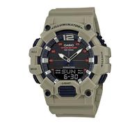 Casio Men's HDC-700-1AVCF Classic Analog-Digital Display Quartz Black Watch, Tan, Modern