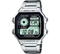 Casio Digital LCD Watch with World Time Alarm Timer Stopwatch - AE-1200WHD-1AVEF