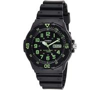 Casio Men's MRW200H-3BV Dive Style Neo-Display Sport Watch, Black, No Size, Neo-Display MRW200H-3BV