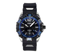 Casio Men's MTD1070-1A1V Black Resin Quartz Watch with Black Dial