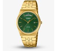 Casio Mens MTP Retro Green Dial Watch MTP-B146G-3AVEF