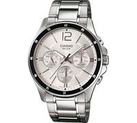 Casio Men's Multi Dial Quartz Watch with Stainless Steel Strap MTP-1374PD-7AVEF