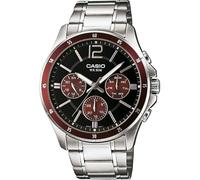 Casio Men's Multi Dial Quartz Watch with Stainless Steel Strap MTP-1374PD-5AVEF