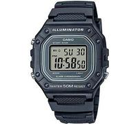 Casio Men's W-218H-1AVCF Classic Digital Display Quartz Black Watch, Gray, Digital