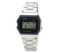 CASIO Men's Watch A-158W Digital Silver Alarm Micro Light - NEW - Warranty -